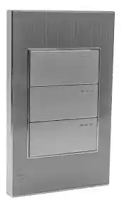 Interruptor Triple Stainless Mercury