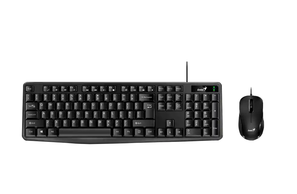 Combo Genius Teclado + Mouse Km-170 Alámbrico – Usb