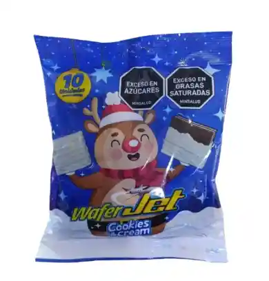 Waferjet Cookies & Cream Chocolate,galletas– Pack X10 Navideño