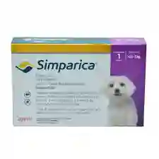 Simparica Antipulgas Perros 2.5 A 5 Kg 1 Tab