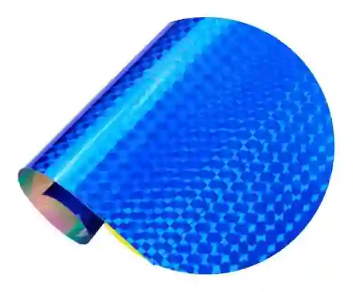 Papel De Regalo Azul Metalizado X1