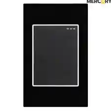 Interruptor Sencillo Negro Mercury