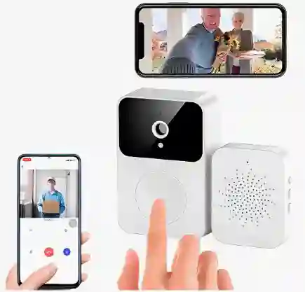 Timbre Inalámbrico Exterior Portátil Usb Camara Wifi Pro