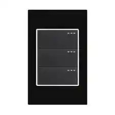 Interruptor Triple Negra Mercury