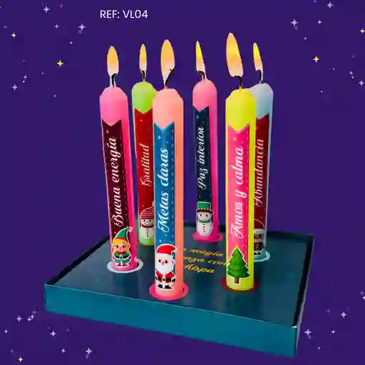Velas Con Deseos Para Navidad