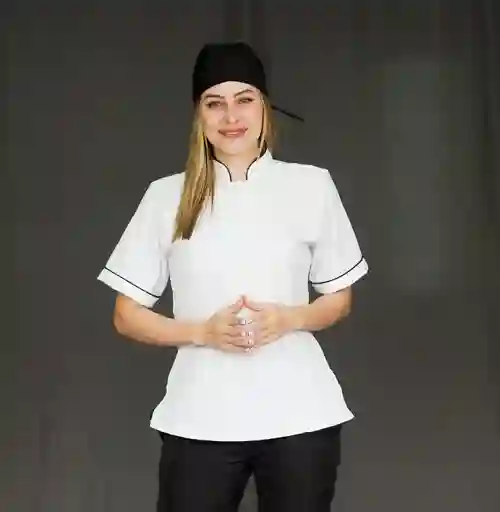 Camisa Antifluida Dama Blanca. Tallas: Xxl Y Xxxl