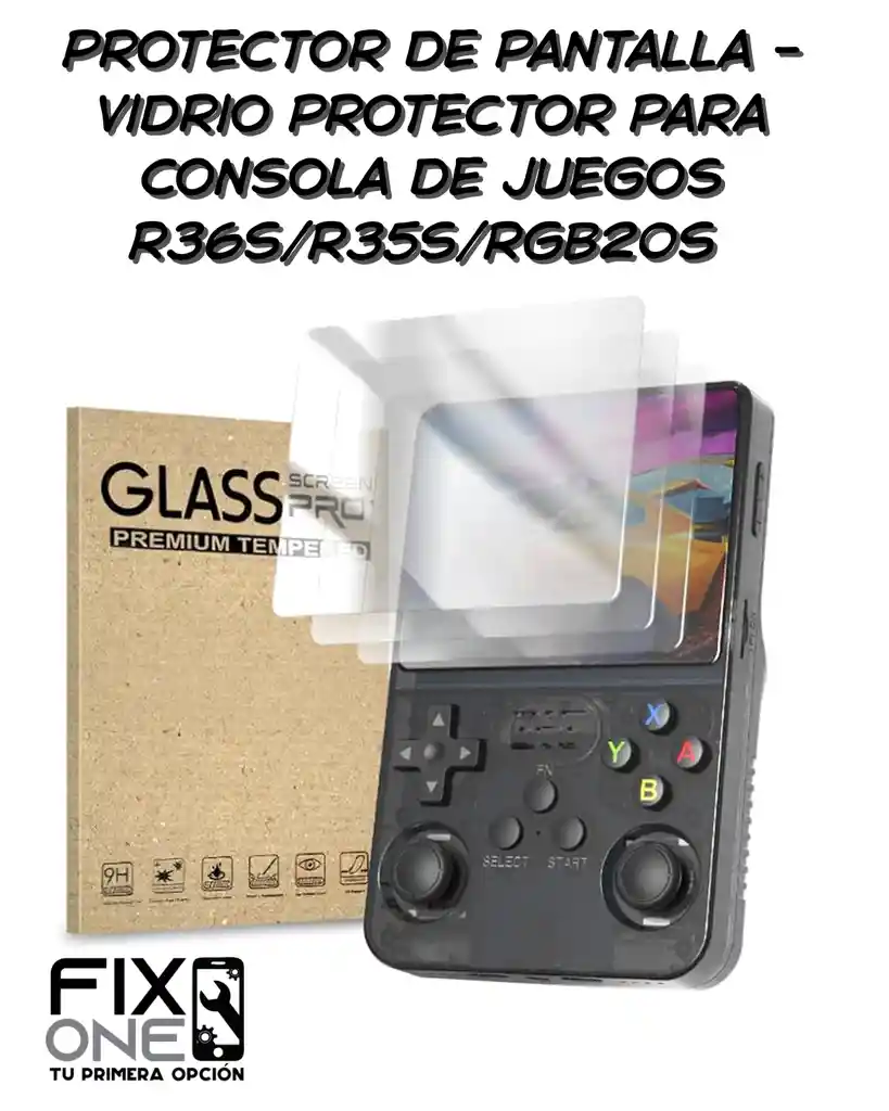 Protector De Pantalla – Vidrio Protector Para Consola De Juegos R36s/r35s/rgb20s