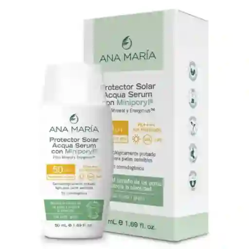 Ana Maria Protector Solar Acqua Serum Con Miniporyl 50ml