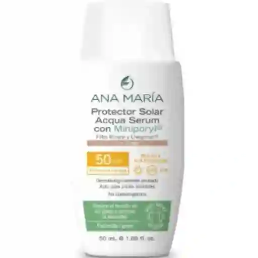 Ana Maria Protector Solar Acqua Serum Con Miniporyl Con Color 50ml