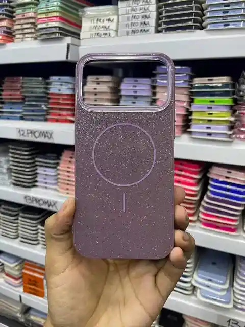 Iphone 17 Pro Max | Case Premium | Forro Rigido | Carcasa Protectora | Lavanda Brillantina