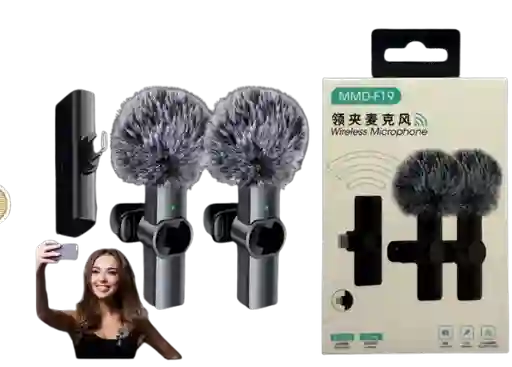 Microfono De Solapa Inalambrico De Alta Calidad