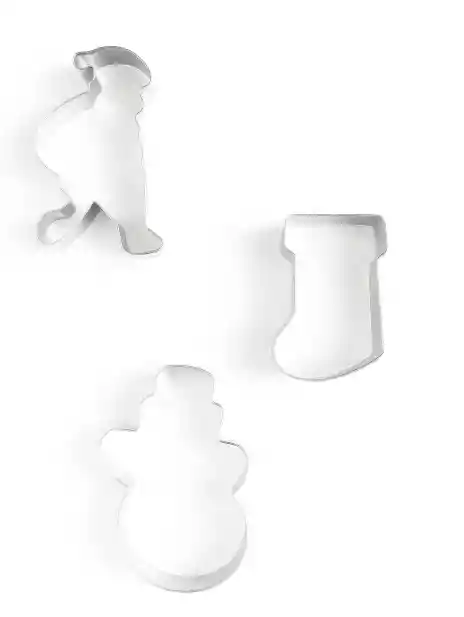 Set De Cortadores De Galletas Navideños – 3 Figuras Clásicas