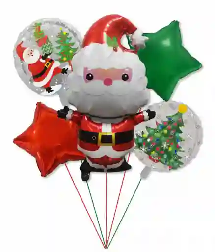 Globos De Papa Noel Para Navidad Y Decoraciones
