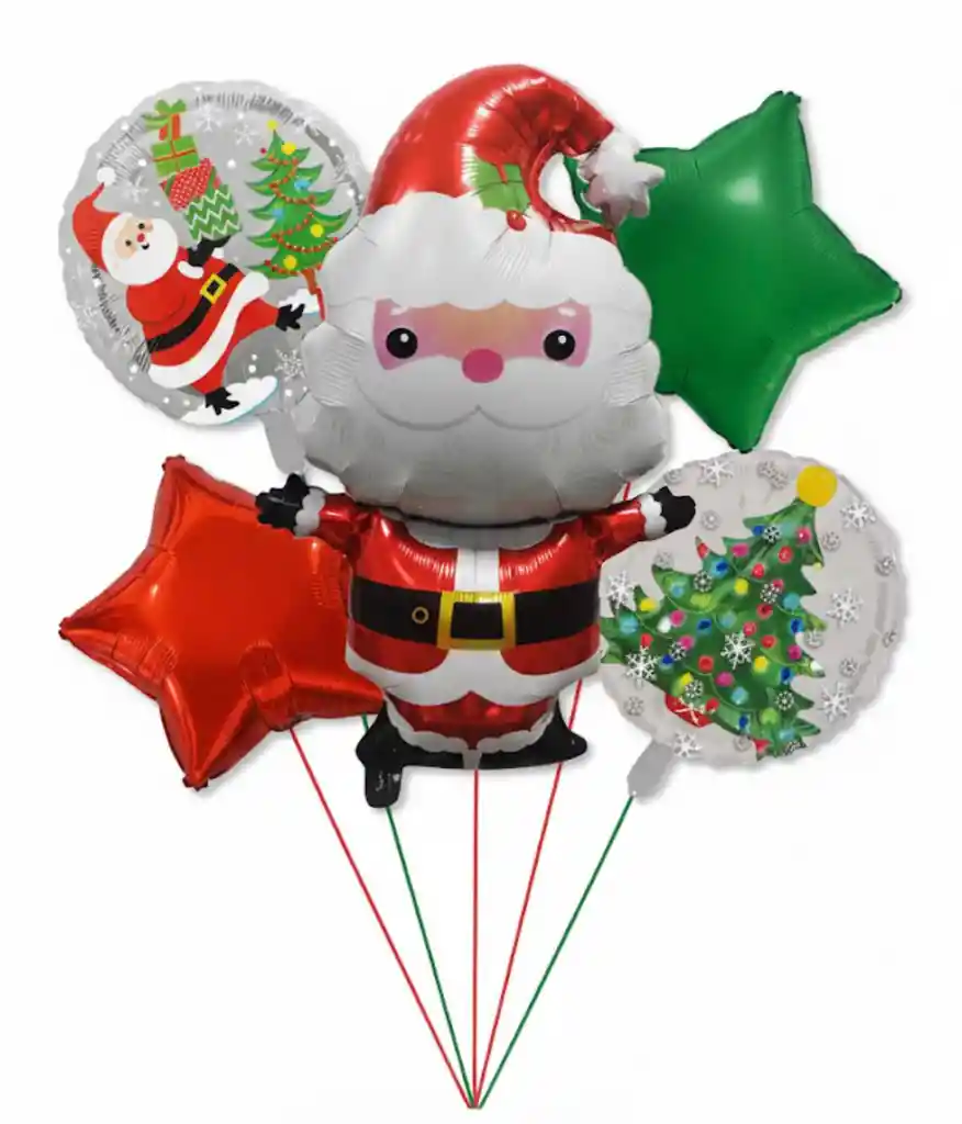 Globos De Papa Noel Para Navidad Y Decoraciones