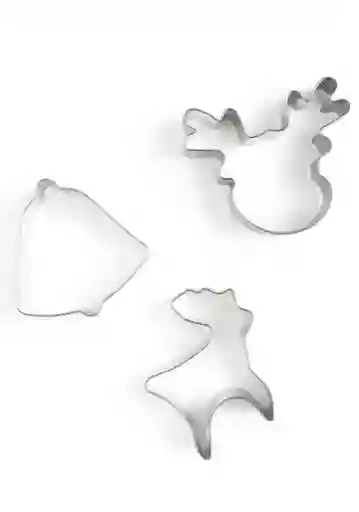 Set De Cortadores De Galletas Navideños – 3 Piezas
