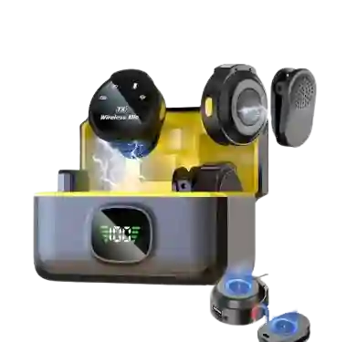 Micrófono Inalámbrico De Solapa Profesional Magnético Con Imán