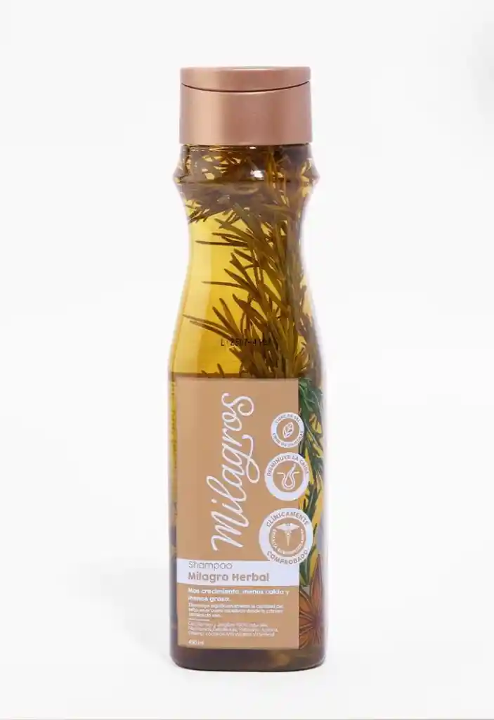 Shampoo Milagro Herbal De 450ml