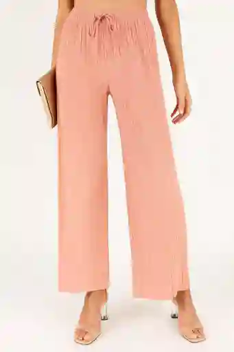 Pantalon Palazzo Bota Ancha Plisado Talla Unica