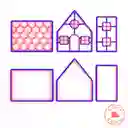 Casa De Jengibre Molde Para Galletas. Cortador Y Sello 10cm