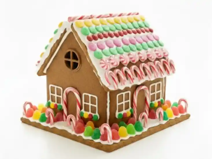 Casa De Jengibre Molde Para Galletas. Cortador Y Sello 10cm