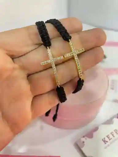 Pulsera Cruz Negra