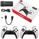 Consola De Juegos Retro En Hdmi M8 Pro Con Controles Inalambricos Blancos Game Stick