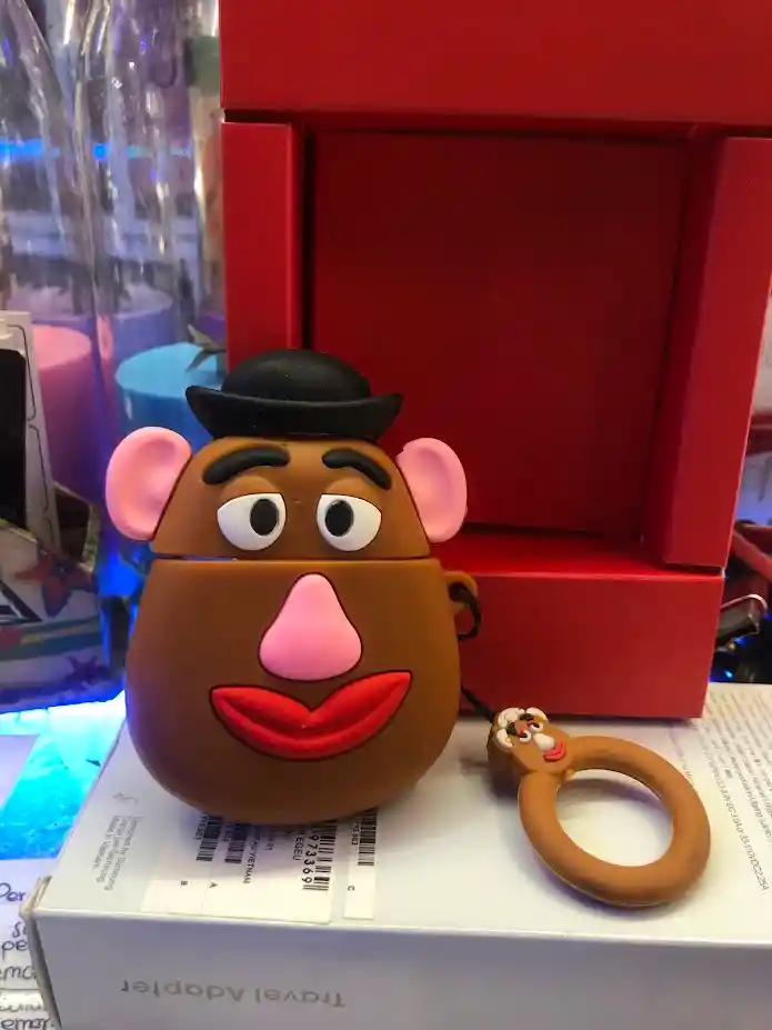 Forro Funda Estuche Para Audífonos Inalámbricos Señor Cara De Papa