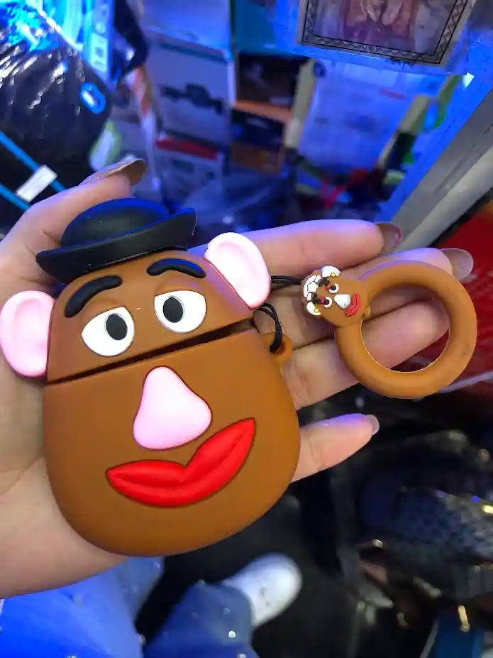 Forro Funda Estuche Para Audífonos Inalámbricos Señor Cara De Papa