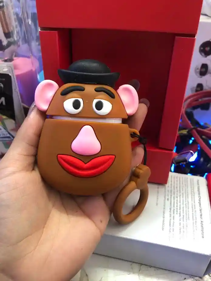 Forro Funda Estuche Para Audífonos Inalámbricos Señor Cara De Papa