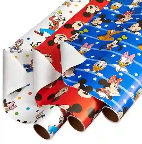 Papel Regalo En Pliego Personaje "mickey" (50x70cm)