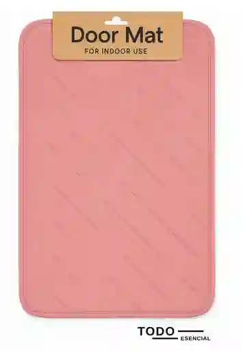 Tapete De Baño Decorativo Rosado