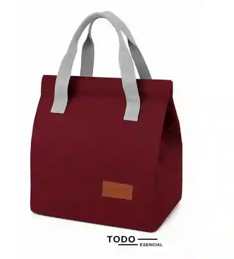 Lonchera Térmica Vino Tinto Con Agarradera