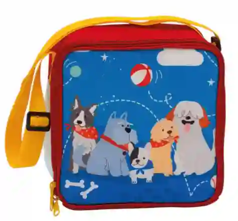 Lonchera Cuadrada Perritos