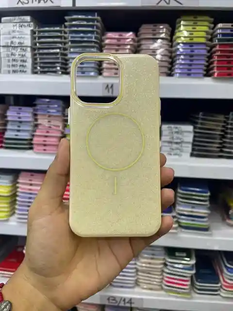 Iphone 11 | Case Premium | Forro Rigido | Carcasa Protectora | Amarillo Baby Brillantina