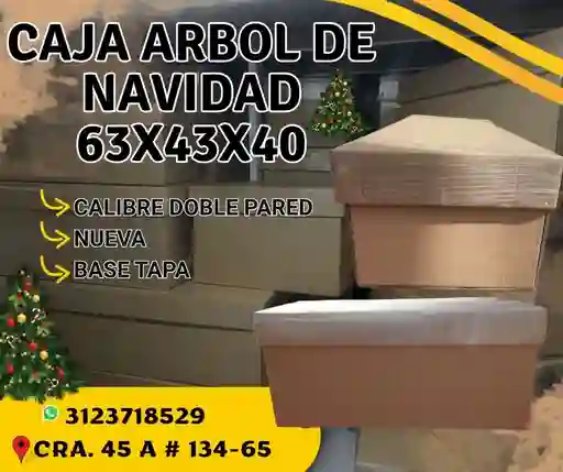 Caja Arbol De Navidad - 63x43x40