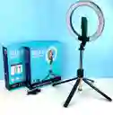 Tripode P/celular Con Aro De Luz 2.3mt Estudio Fotografico