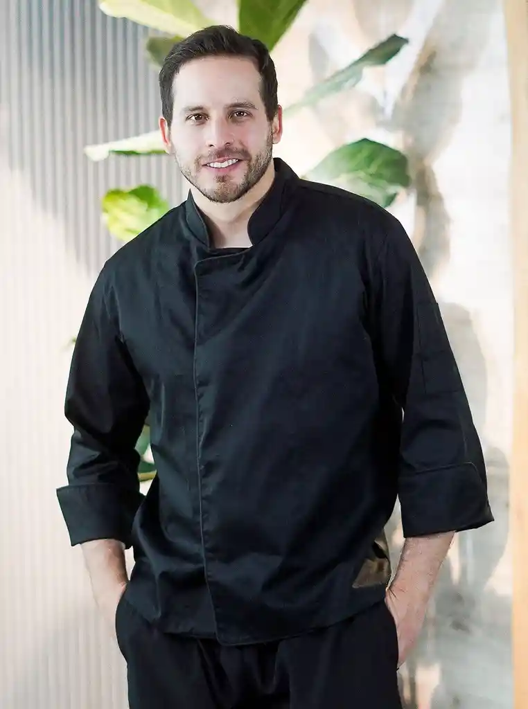 Chaqueta Chef Hombre Negra. Tallas: Xxl Y Xxxl