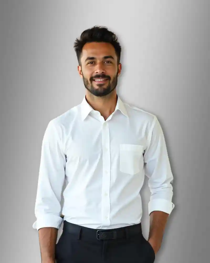 Camisa Oxford Hombre Blanca. Tallas: Xxl Y Xxxl