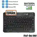 Teclado Inalambrico Bluetooth Recargable En Español Tcl-bt/05