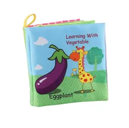 Libro De Tela Educativo Mediano Para Bebe Vegetales