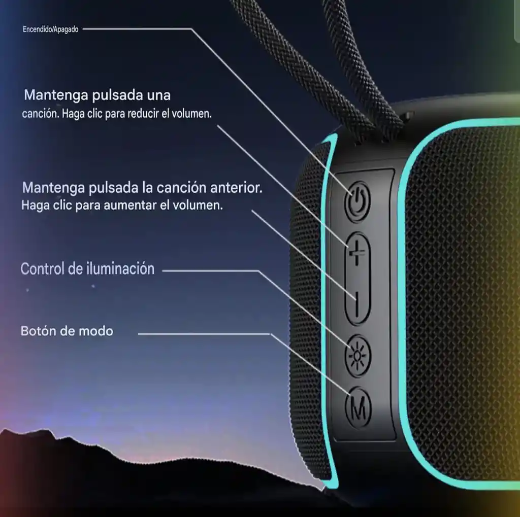 Parlante Bluetooth Inalámbrico M30