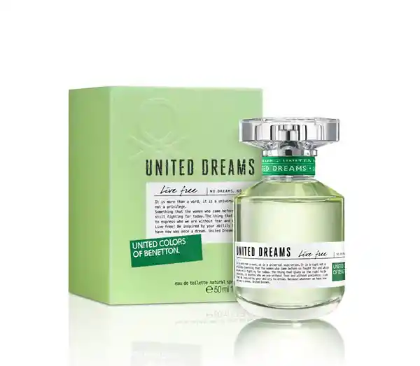 Perfume Para Mujer Benetton United Dreams Live Free Edt 50ml