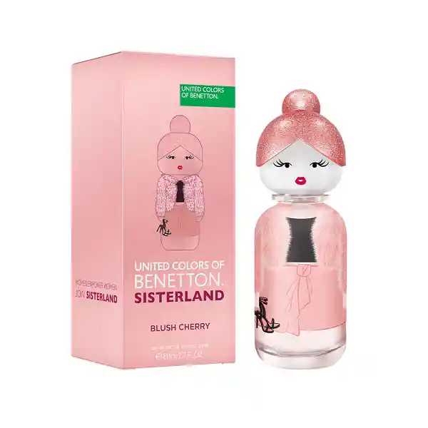 Perfume Para Mujer Benetton Sisterland Blush Cherry Edp 80ml