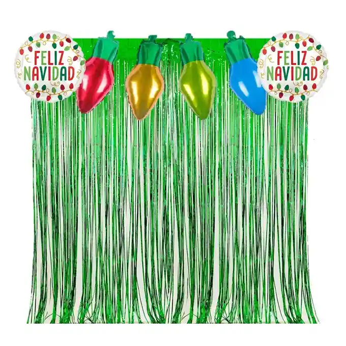 Kit Decorativo Navidad Luces Feliz Navidad