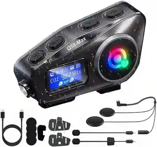 Intercomunicador De Audio Para Moto Q58-max