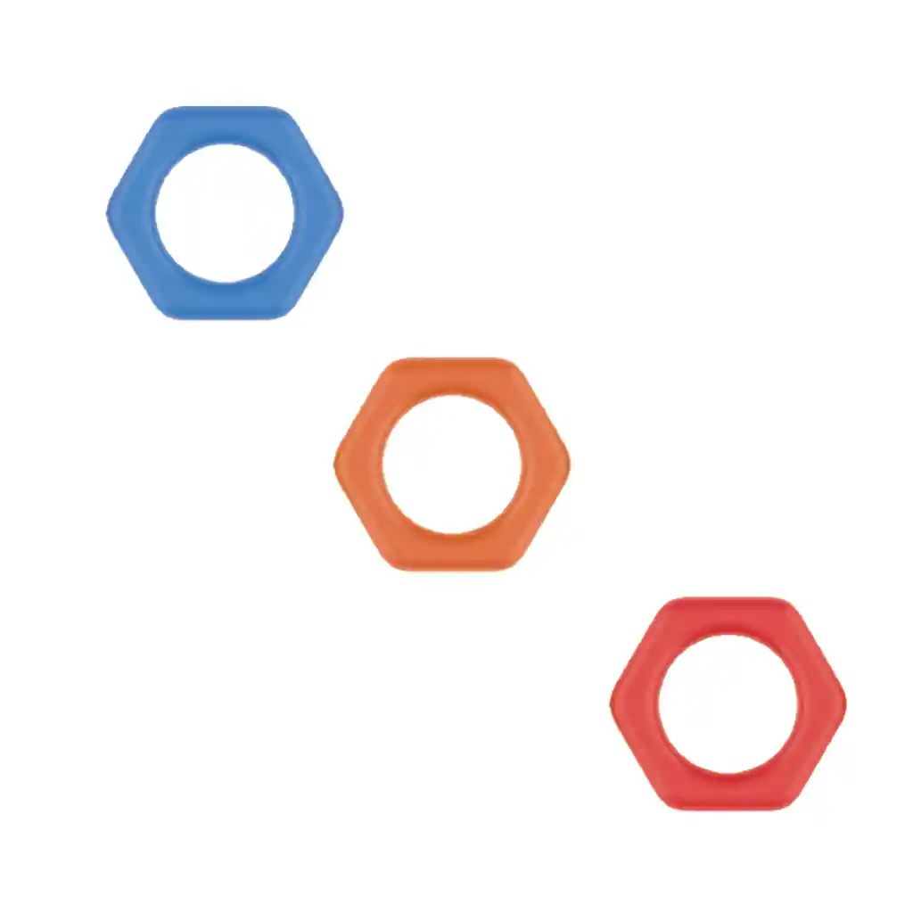 Set De Anillos Retardantes Para El Pene Ula X3 Anillos