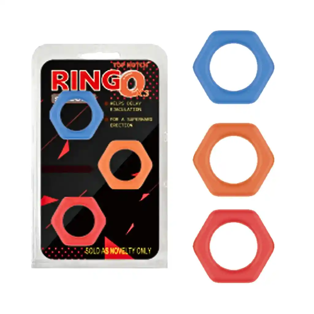Set De Anillos Retardantes Para El Pene Ula X3 Anillos