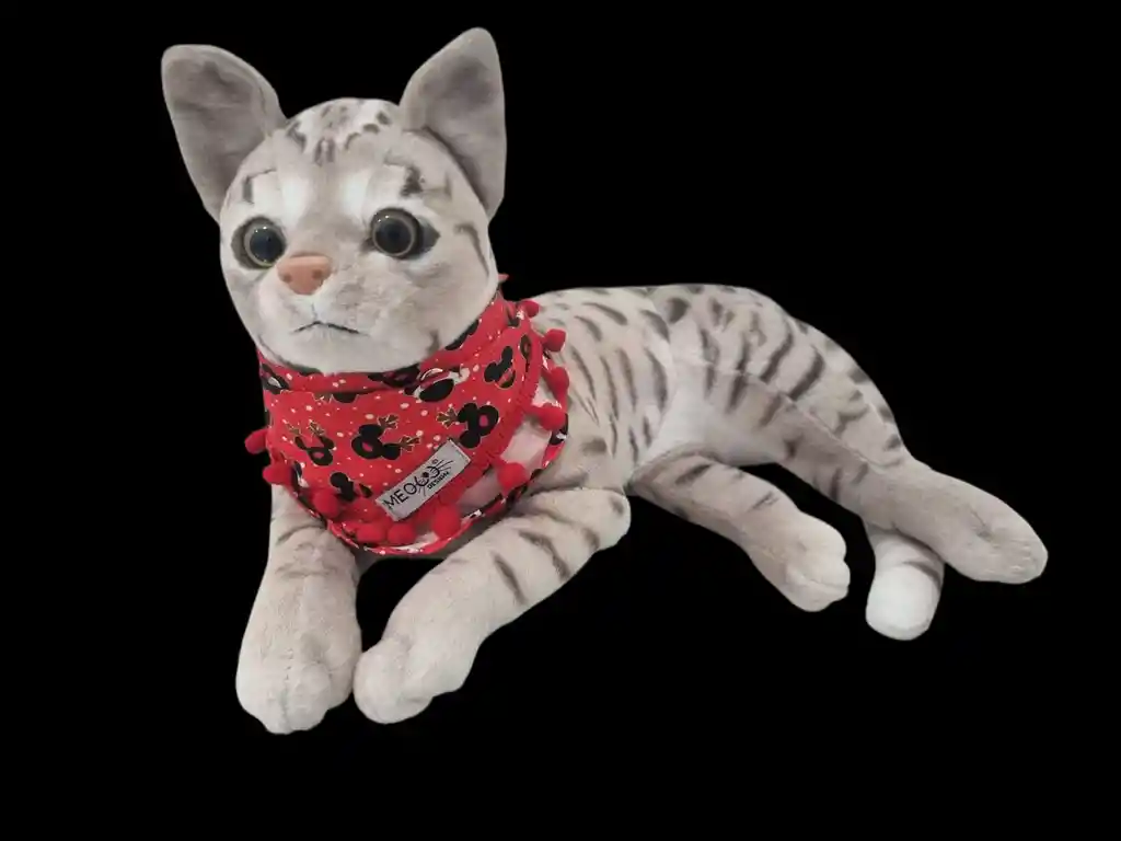 Pañoleta Meow Navidad Talla S