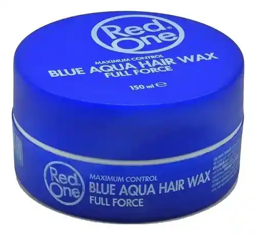 Cera Red One Aqua Hair Wax Blue Full Force 150ml