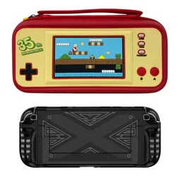 Estuche De Diseño Mario 35 Años + Acrilico Negro Compatible Con Switch 2
